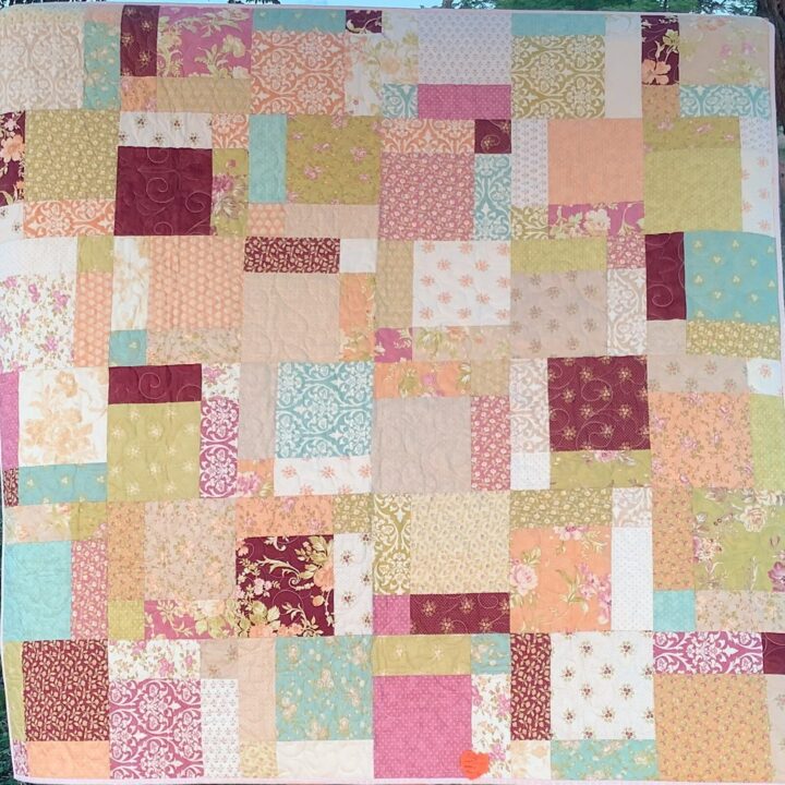 Layer Cake Lap Quilt - Pastels