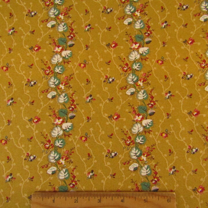 Annes English Scrapbox - Floral Stripe Moss
