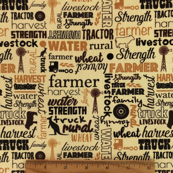 A Farmers Fighting Spirit - Words