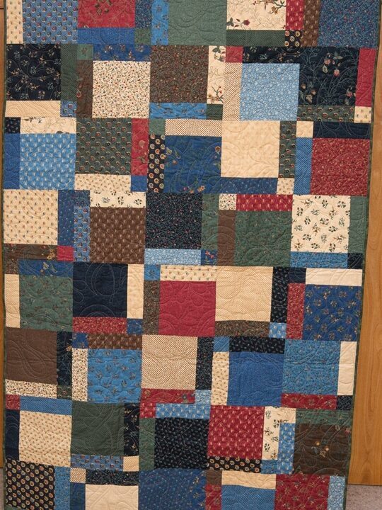 Layer Cake Throw Quilt