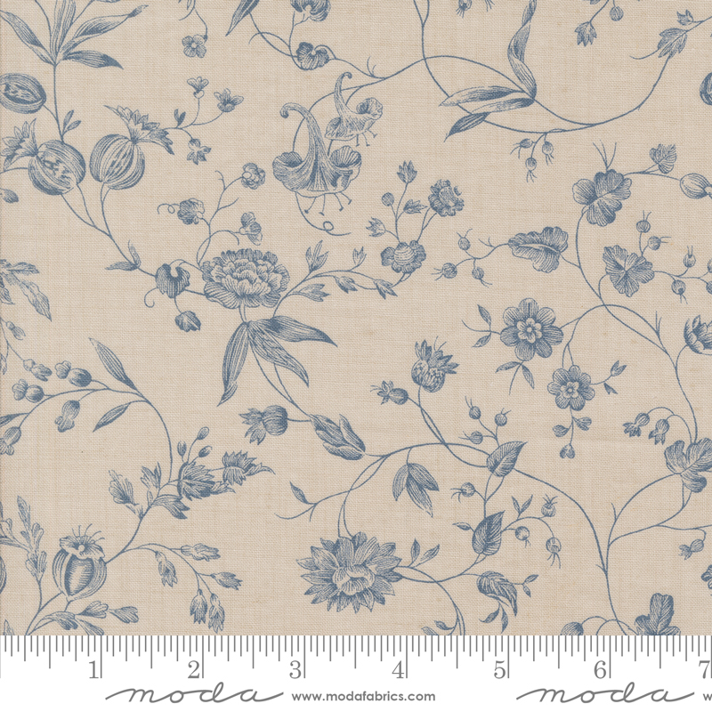Sacre Bleu - Pearl on French Blue Pivoine