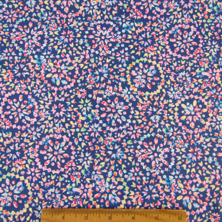 Enjoy The Ride - Kaleidoscope Geo Navy