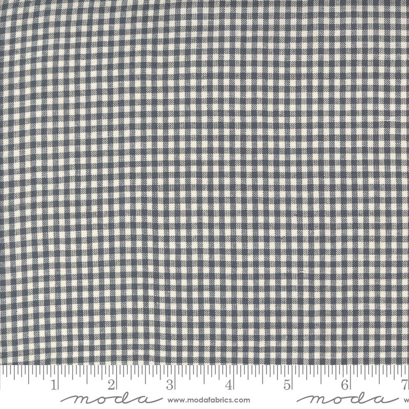French General Gingham - Indigo Pearl 3/16"