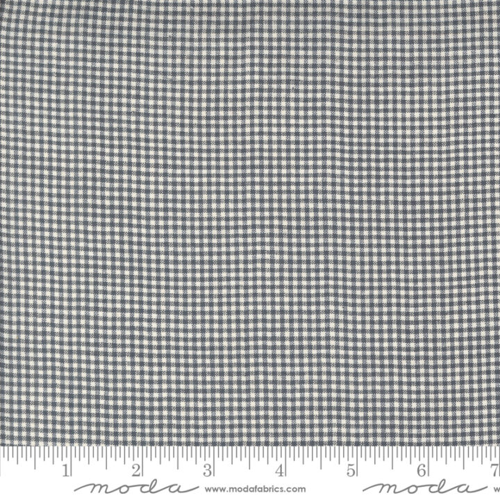 French General Gingham - Indigo Pearl 1/8"