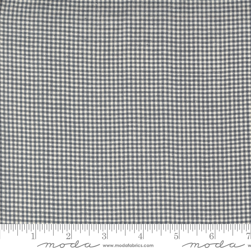French General Gingham - Indigo Pearl 1/8"