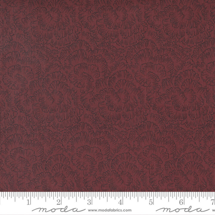 Daffodils and Dragonflies - Fern Floral Burgundy