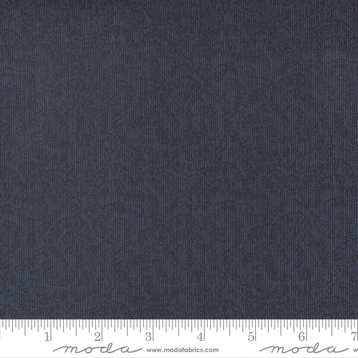 Daffodils and Dragonflies - Fern Floral Navy
