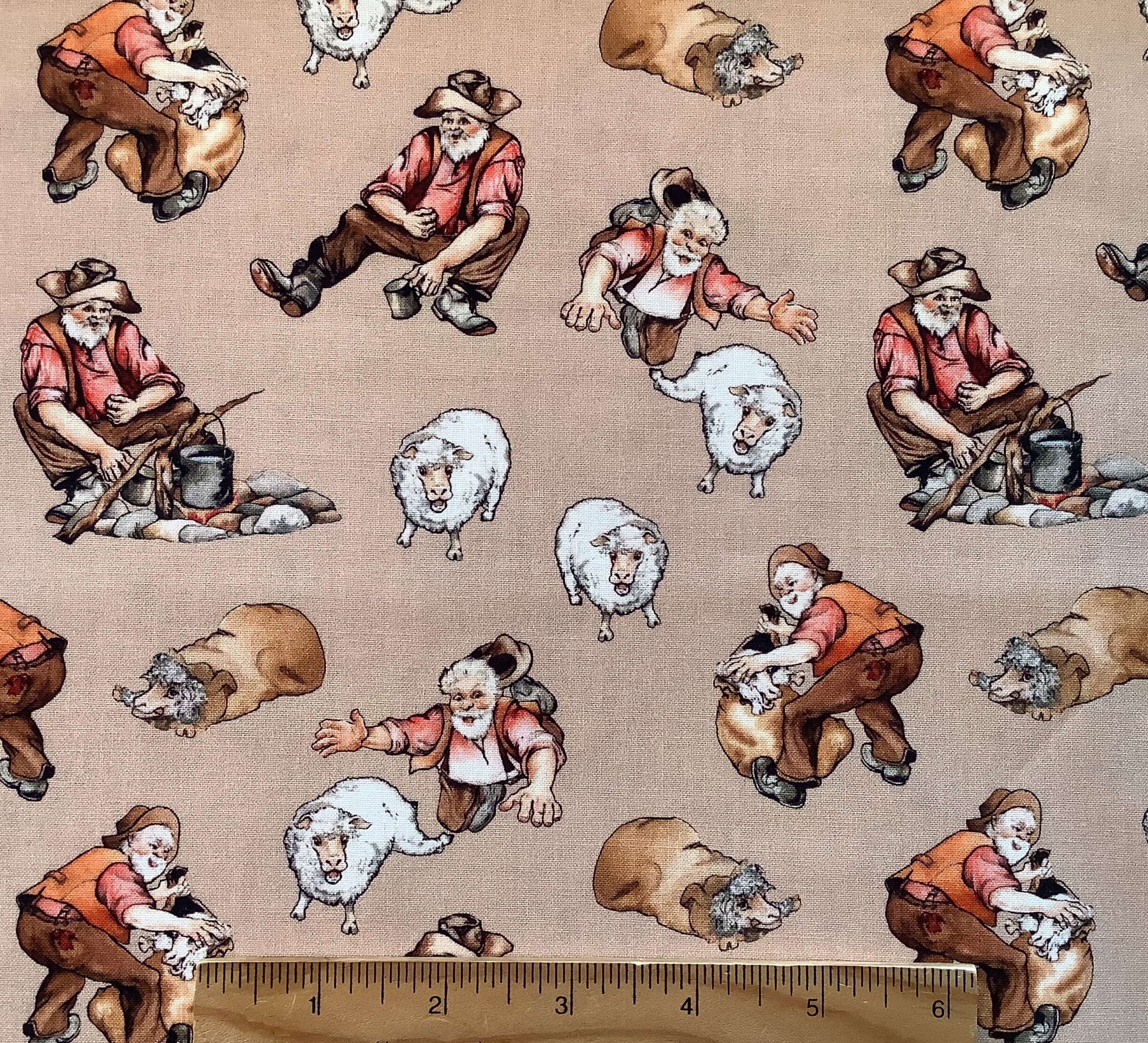 Waltzing Matilda - Swagman & Jumbuck Beige